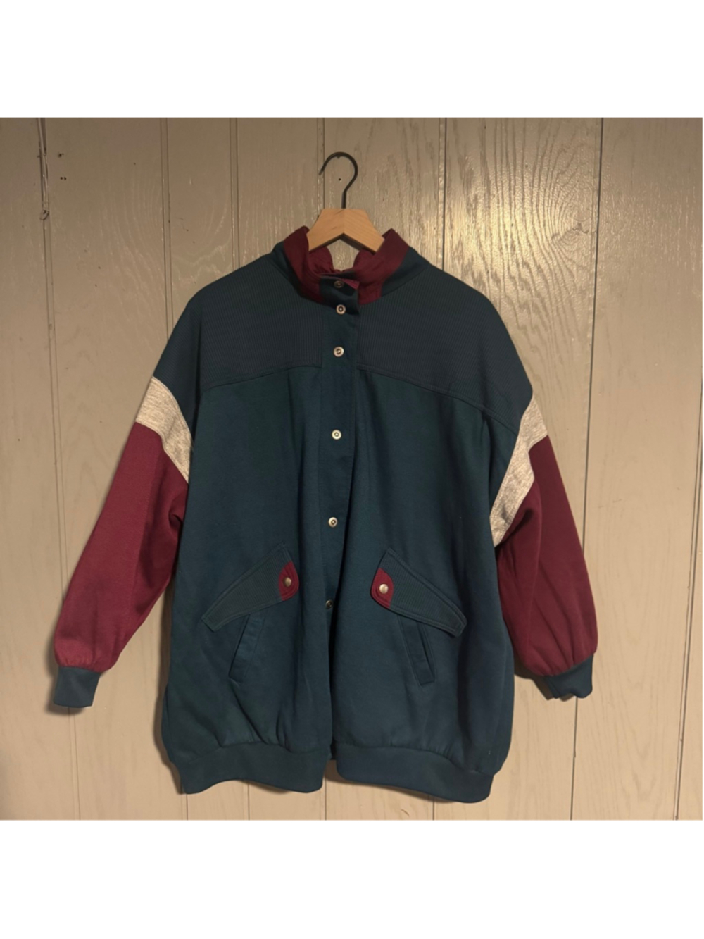 Vintage 1990s Current Seen Reversible Coat — Colorblock